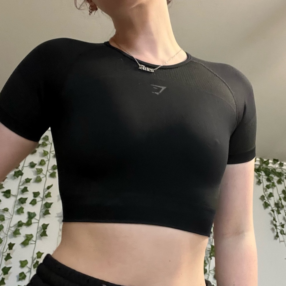 gymshark ultra seamless crop top